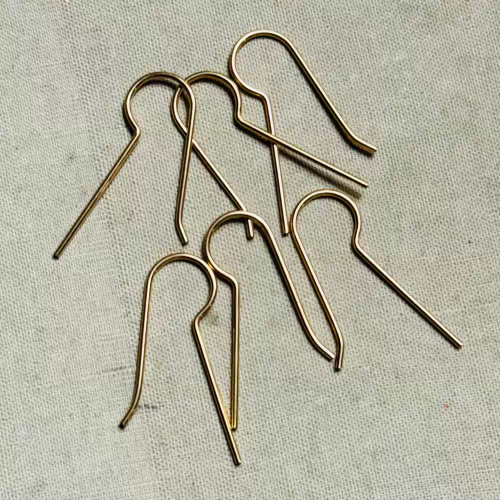 26mm French Hook Beadable Earwires 20ga 14kt Gold Filled Q3 Pairs Per Pkg