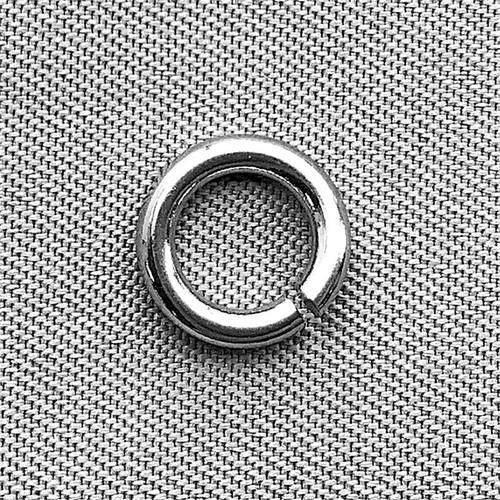 Round Open 8mm Jump Rings 14 Gauge Stainless Steel Q100 Per Pkg