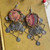 Rich Tapestry Bohemia Dangles Earrings Coins Leaves Artisan Made in the USA Per Pair