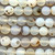 Matte Montana Dendritic Agate Round Ball 8mm Semi Precious Beads Per Strand