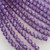 Cathedral Czech Glass Beads Barrel Amethyst Bronzite 8mm 15 Beads Per Strand