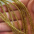 3mm Copper Lined Olivine Fire Polish Czech Glass Faceted Round 50 Beads Per Strand