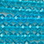 Olympic Blue 10x8mm Faceted Rondelle Chinese Crystal Glass Beads Per Strand