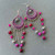 Getting Over My Fear of Pink Chandelier Earrings Silver Artisan Made in the USA Per Pair