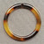 Mottled Topaz Acrylic 24mm Circle Washer Pendant Links Q2 per Pkg