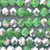 Green Pear CAL 10x8mm Faceted Rondelle Chinese Crystal Glass Beads Per Strand