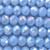 Periwinkle AB 10x8mm Faceted Rondelle Chinese Crystal Glass Beads Per Strand