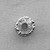 Double Filigree Two Sided Bead Caps 7mm Platinum Plated Brass Q4 Per Pkg