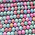 Pastel Mix Patina Luster 10x8mm Faceted Rondelle Chinese Crystal Glass Beads Per Strand