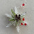 Frost Pinecone Mistletoe Snowflake Ornament Glitter Acrylic 2.5 Inch Per Pc