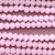 Matte Tickled Pink 6x4mm Rondelle Chinese Crystal Glass Beads Per Strand