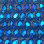 Metallic Capri Blue 10x8mm Faceted Rondelle Chinese Crystal Glass Beads Per Strand
