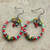 Gypsy Dangles Hoop Earrings Artisan Made in the USA Per Pair