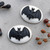 BIG Black Bat White Resin Cabochon Acrylic 39x29mm Q2 Pcs Per Pkg