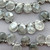 Cloudy Quartz Faceted Briolette 11x8mm Semi-Precious Beads Per Strand