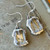 Pillow Soldered Crystal Earrings Artisan Made in the USA Per Pair