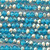 Olympic Blue CAL 6x4mm Rondelle Chinese Crystal Glass Beads Per Strand