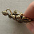 1.75 Inch Champagne Crown Brooch Pin Glass Rhinestone Gold Per Pc