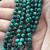 6mm African Turquoise Round Beads Dyed Semi Precious Stones Per Strand