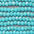 River Blue AB 6x4mm Rondelle Chinese Crystal Glass Beads Per Strand