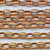 Chunky Oval Chain 10x8mm Antique Copper Plated Iron Per Foot