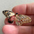 2 Inch Lovely Moth Brooch Pin Rhinestone Enamel Gold Per Pc