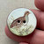 27mm Bird Button Terracotta Ceramic Partridge Q1 Per Pc