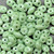 Luster Opaque Prairie Green 5x2.5mm Czech Glass Two Hole SuperDuo Beads Per Tube