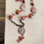 Happy Trails Pony Soldered Necklace Beaded Chain Artisan Made Per Pc