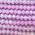 Velvet Lilac 8x6mm Faceted Rondelle Chinese Crystal Glass Beads Per Strand