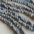 6x4mm Czech Glass Drop Beads Matte Mercury Patina Starlight 50Pcs Per Strand