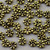 Daisy Spacer 4mm Antique Solid Brass Q50 Beads Per Pkg