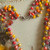 Empress of Autumn Necklace Leaf Multistrand Acrylic Artisan Made 20" Per Pc