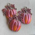 Pink Panther Pumpkin Pendant Artisan Hand Painted Per Pc