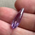 25x8mm Violet Purple Cubic Zirconia Micro Faceted Teardrop Per Pc