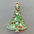 Grinch Green Pearl Rhinestone Christmas Tree Pendants 41x27mm Gold Plated Alloy Q2 Per Pkg