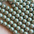 12mm Shell Pearl Beads Sage Green Round 15Pcs Per Strand