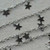 3x2mm Star Charm Chain Oval Cable Stainless Steel Soldered Per Foot