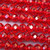 Maraschino 10x8mm Faceted Rondelle Chinese Crystal Glass Beads per Strand