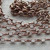 4x2mm Oval Half Round Cable Chain Antique Copper Soldered Per Foot