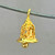 Filigree Bell Charms 17x9mm Gold Plated Brass Q4 Per Pkg