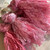 Pink Azaleas Hand Dyed Lace Ribbon 8 Feet Per Bundle