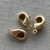 12x7mm Lobster Claw Clasps Hamilton Gold Plated Brass Q3 Per Pkg