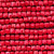 Scarlet 2mm Cube Chinese Crystal Glass Beads Per Strand