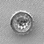 Micro Pave CZ Round Bead Caps 8mm Antique Silver Plated Alloy Q2 Per Pkg