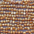 Caramel 6mm Dyed Potato Freshwater Pearl Beads Per Strand