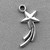 Shooting Star Charms 17x8mm Antique Silver Plated Alloy Q12 Per Pkg