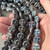 13mm Moon Beads Czech Glass Matte Eclipse AB Q15 Per Strand