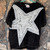 Shining Star Tee Distressed Mineral Wash Charcoal Black Ivory Cream Oli&Hali