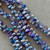 6x4mm Czech Glass Drop Beads Etched Sky Celestial 50Pcs Per Strand